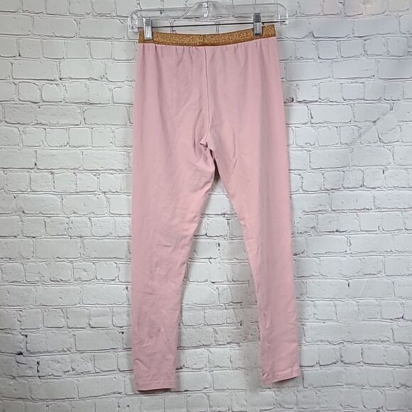 Carter's Girls Dusty Pink Knit Leggings Size 14 Soft Casual Lounge Stretch Pants - Picture 7 of 7